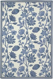 Trans Ocean Capri Floral Vine Blue 173403